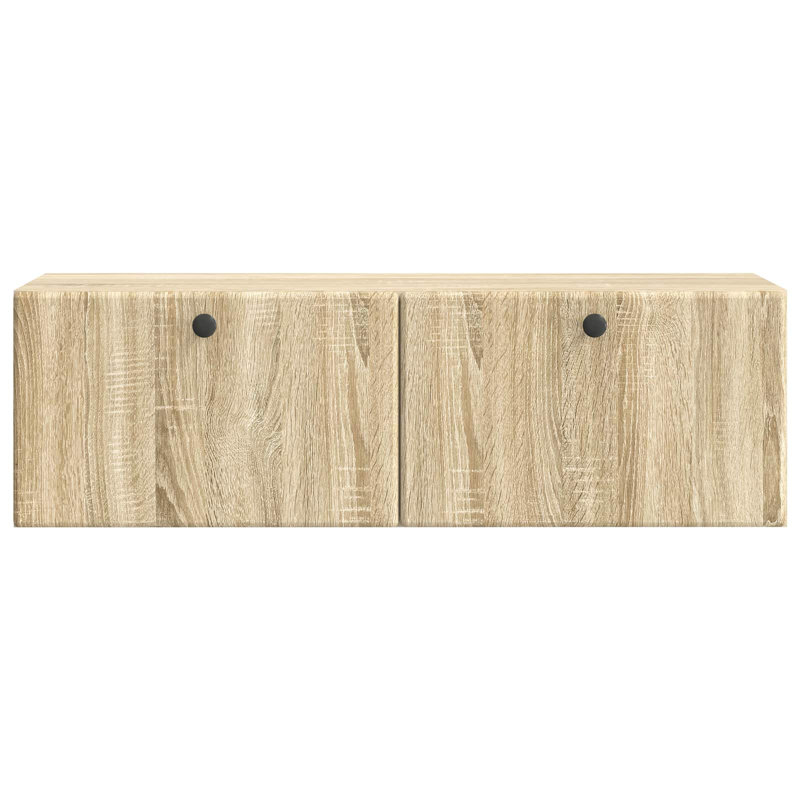 Unfinished TV Stand, Sonoma Oak, 30cm H x 98cm L x 31cm W
