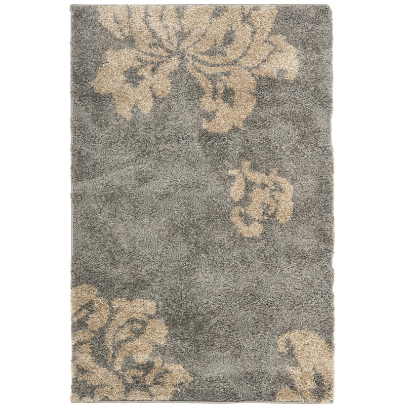 Chaffin Shag Performance Floral Rug, Rectangle 3'3" x 5'3"