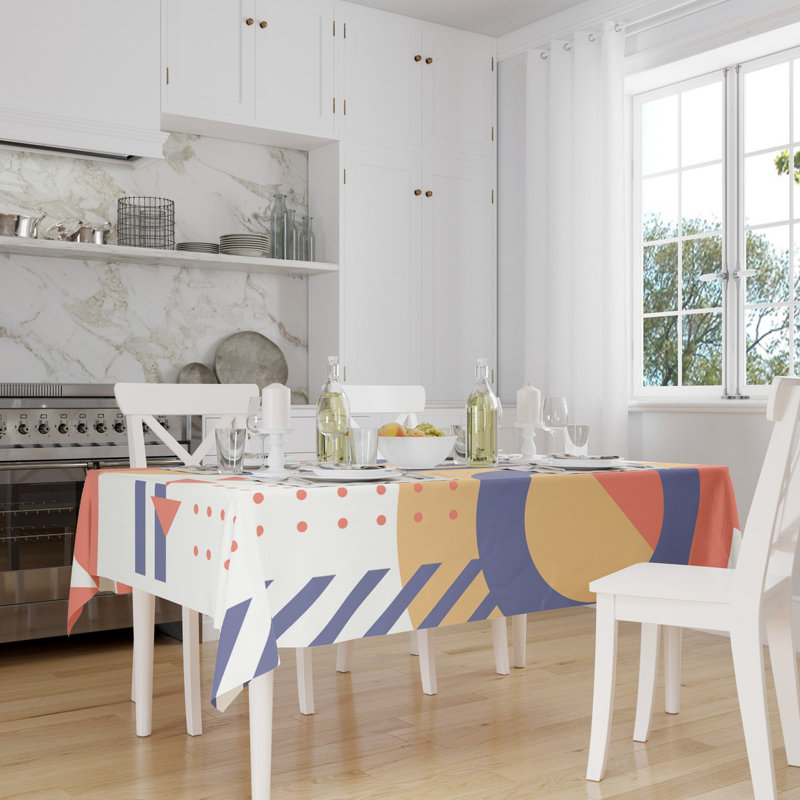 East Urban Home kitchen decoration, tablecloth, 140 x 140cm - Designed and made in Turkey