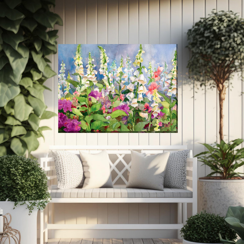 Art sur toile Foxgloves