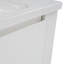 Meuble-lavabo mural moderne 36 po avec lavabo en céramique 36 po
