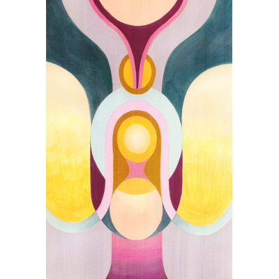 Chakra Sunset I 1 Piece Wrapped Canvas Wall Art