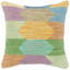 Coussin Kilim tissé à la main Eclectic Turkish Caldwell - 18 po x 18 po