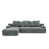 Velours gris velours est en rupture de stock