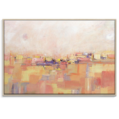 Morocco 1 Piece Single Picture Frame and Floater Frame Painting on Canvas
