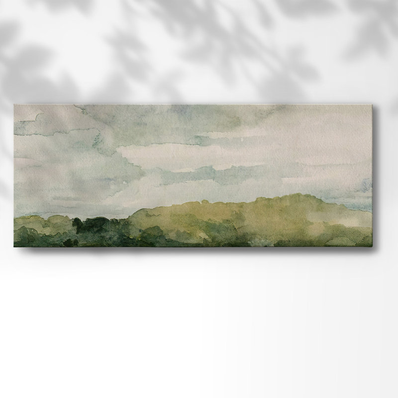 Impression sur toile Riverside I, H 8 po x l 20 po x P 1,5 po