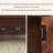 American retro solid wood two-door wardrobe