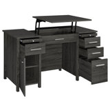4-Drawer Lift Top Office Desk