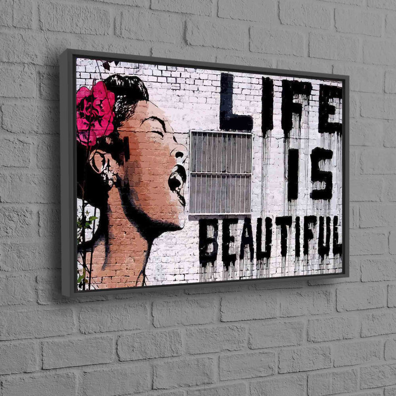 Print on Canvas, Framed Print without Mat, 20 cm H x 30 cm W, Black