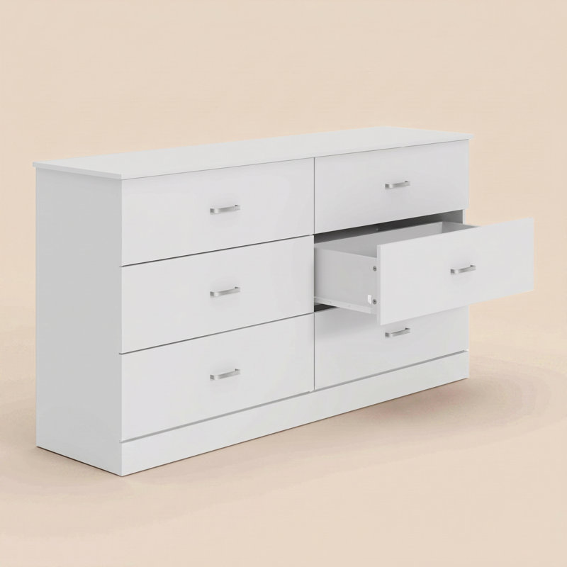 Cleason 59" W Modern Contemporary 6 Drawer Dresser