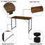 105cm Rectangle Writing Desk