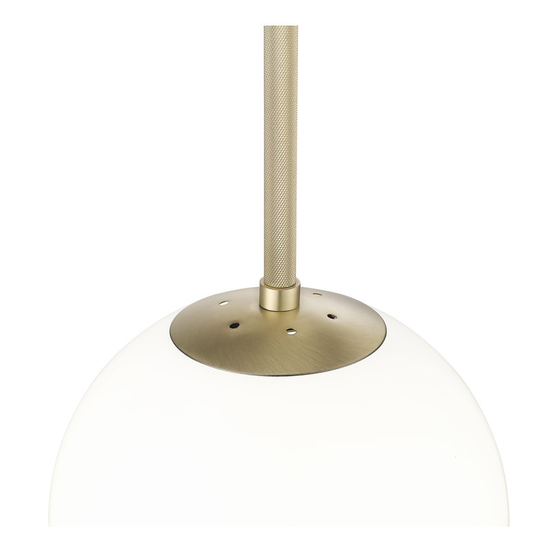 Luminaire suspendu 1 lumière Sola, Beige, Beige