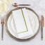 Odelle Embroidered Line Design Dinner 4 Piece Napkin Set-1788779517