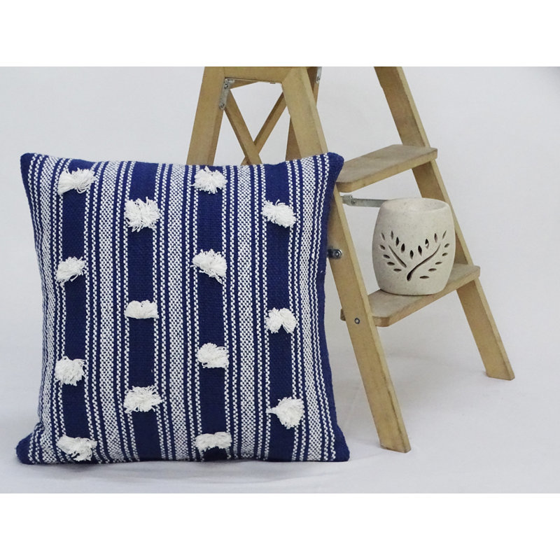Chicos Pom-poms Cotton Throw Pillow