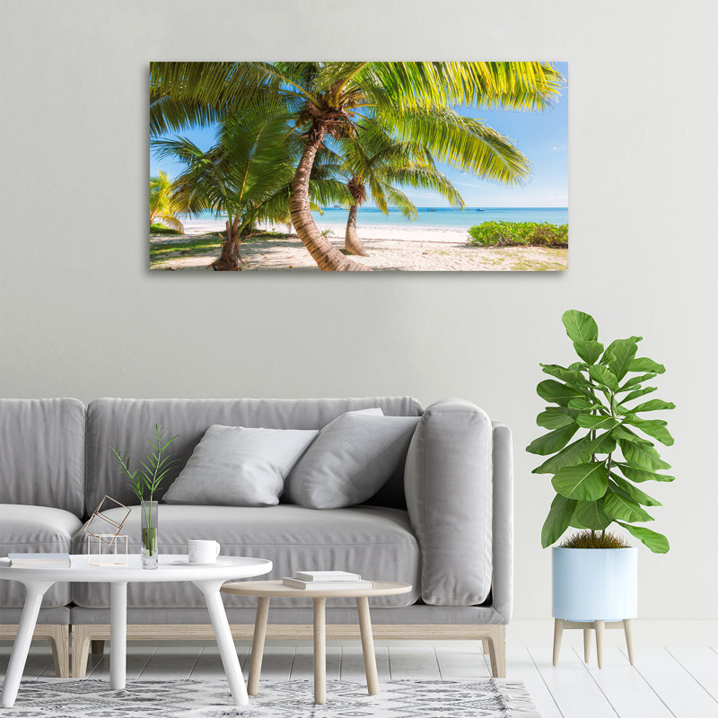 Tropical Beach - Wrapped Canvas Print