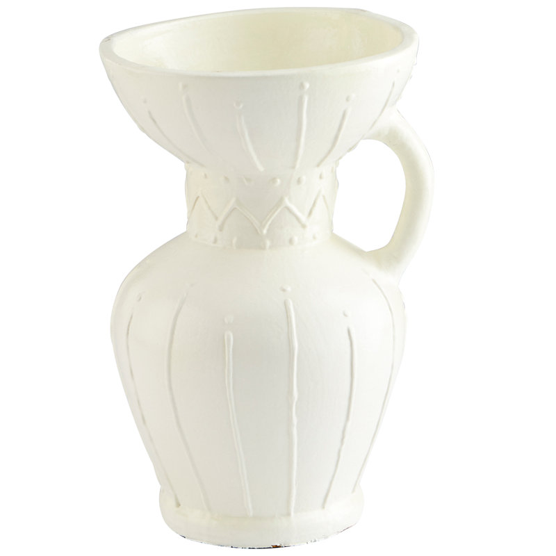 Ravine Terracotta Table Vase,  16" H x 11.25" W x 10" D