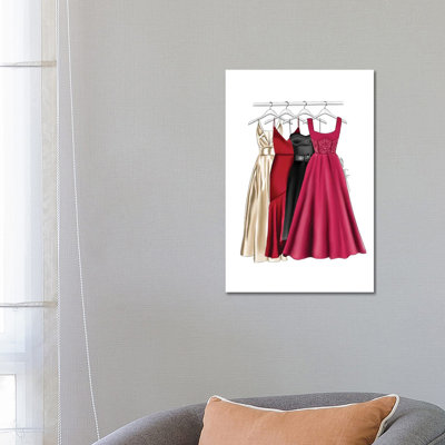 Dresses by Elza Fouche - Wrapped Canvas Painting