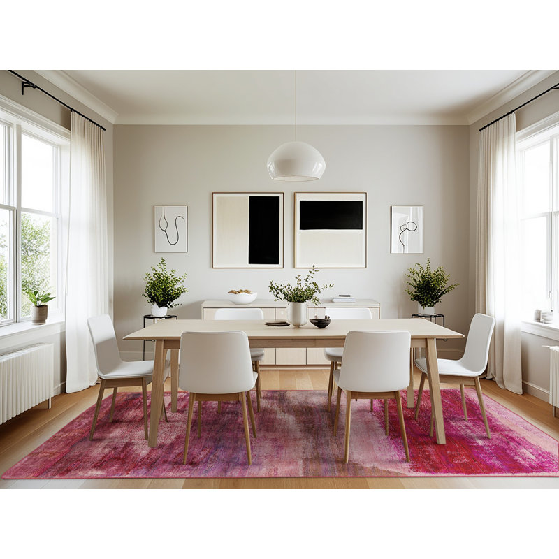 Abstract Indoor Rug, Rectangle 7' x 10'