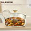 Cocotte en fonte émaillée 7 pte avec couvercle et accessoires - Batterie de cuisine blanc crème pour la cuisson, le rôtissage et les ragoûts-120199024-120199023