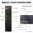 33-Inch Electric Fireplace Insert: Smokeless Firebox, Touch Panel, 1500W Heat, 4 Flame Colors, Adjustable Brightness/Speed, /Ul , 5000 /H, 400 Sq. Ft. Heat Range, 2 Installation Options, Realistic 3D