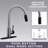 Dual Spray Push Button Mode Kitchen Faucet with Pull Down Sprayer Head-71198965