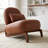 Modern Armless Accent Chair with Solid Wood Legs and Soft Cushion, Cream Upholstered Living Room Seating for Bedroom, Apartment, Waiting Area, and Balcony-796948132