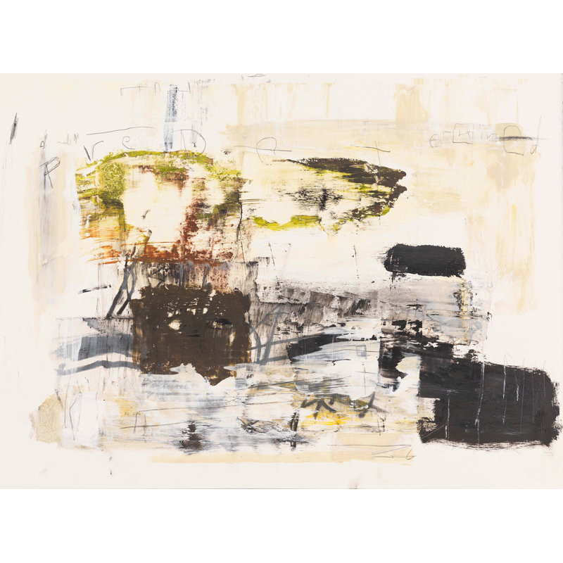 Pré-déterminé - peinture sur toile à cadre flottant, L 36 po x H 24 po