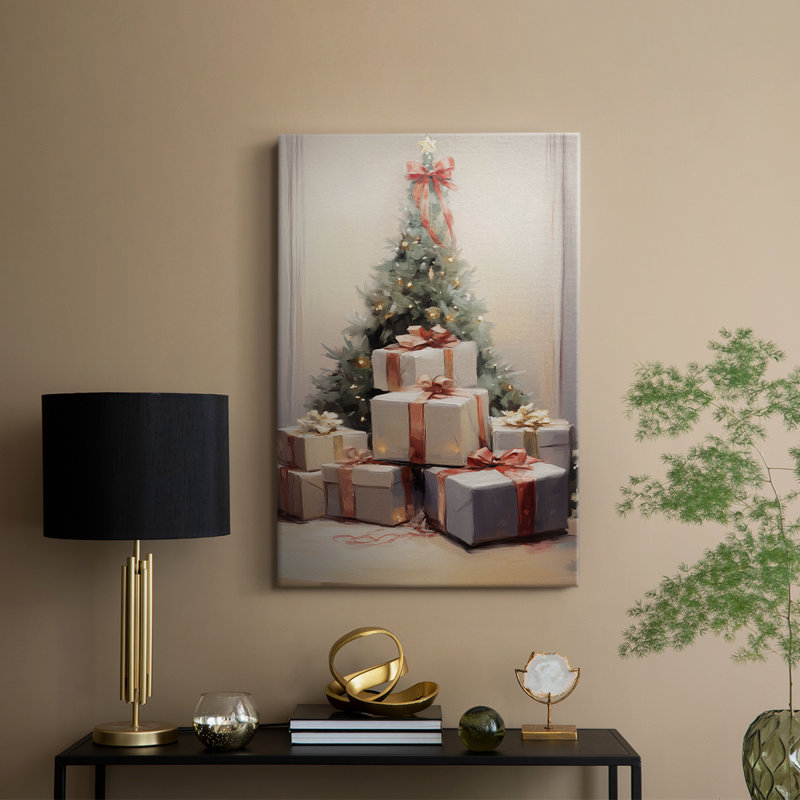 Art des Fêtes de Noël - série 2-CCLV - galerie sur mesure, H 12 po x l 8 po