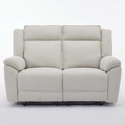 Beola Linen Electric Reclining Sofa