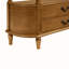 Console rétro à 3 tiroirs en bois courbé