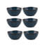 Gemstone Lapis Lazuli Stoneware Dessert Bowl