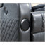 Fauteuil inclinable électrique en cuir avec fonction Bluetooth, chargeur sans fil et porte-gobelet Aire
