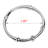 Vivtoria Zinc Shower Curtain Hook-45857672