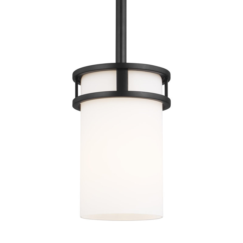 Mini-luminaire suspendu à une lumière Robie de Génération Éclairage , Nuit noire, Energy Star, Oui