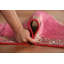 Tapis de couloir traditionnel en laine rose fuchsia 2 x 9