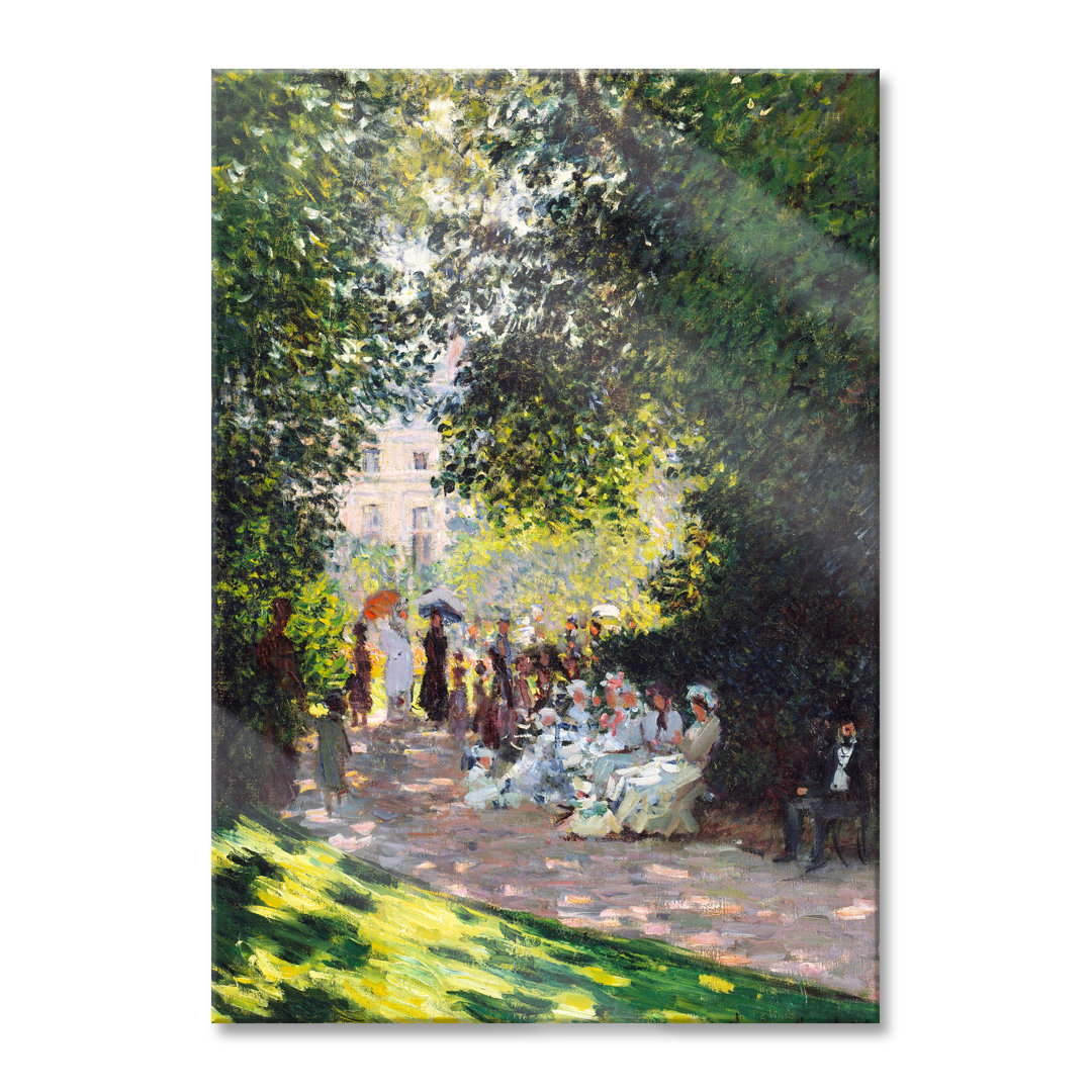 Glasbild Claude Monet - Stromschnellen an der Petite Cremes