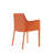 Rosson 17.32 " H Faux Leather Upholstered Metal Armchair-67966057