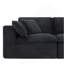 Canapé modulaire entièrement compressé de 142 po x 82 po, en forme de U avec repose-pieds, chenille rayée de luxe avec coussin moelleux en forme de nuage, sans assemblage requis, pour le salon et l’appartement, 2 couleurs-726454360