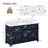 Scarlett 60'' Double Bathroom Vanity with Engineered Stone Top-730037600