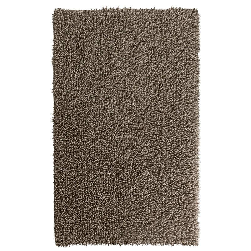 Twisted Bath Rug, 24" W x 39" L, Dark Antrhacite