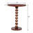 Mango Wood Round End Table,Honey+Gold