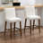 27'' Upholstered Wooden Bar Stools-2050534725-2050534728