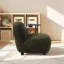 Chaise d'enfant moderne de 56 cm de large, rembourrée et douce, avec tablette latérale intégrée-1948853446