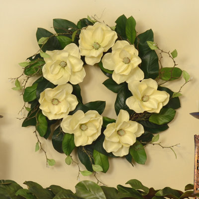 24 " Mixed Greenery Silk Wreath