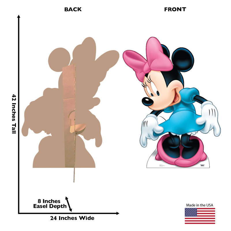 Minnie Mouse 3' Tall Cardboard Standup Display