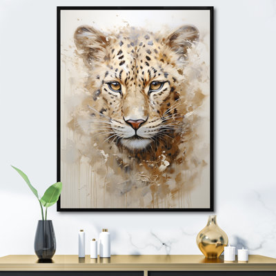 Art mural sur toile, guépard, reproduction de faune