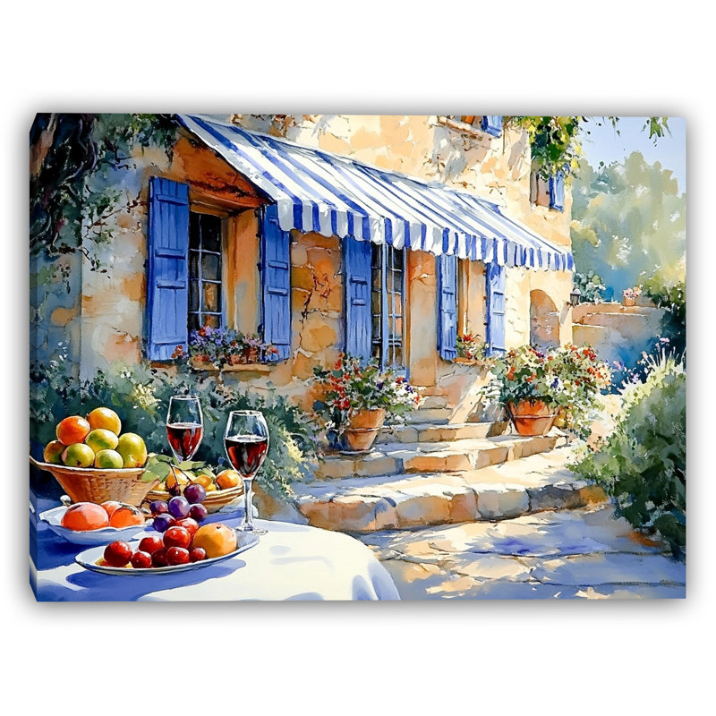 Art mural sur toile tendue Provence Home, H 24 po x l 36 po