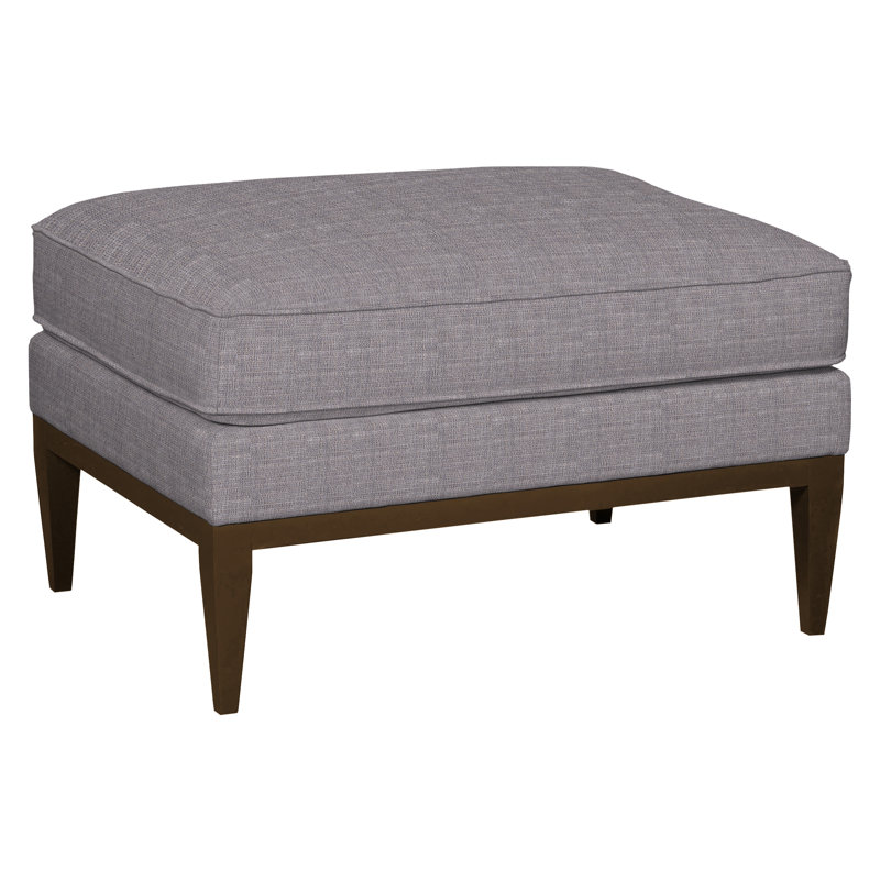 Repose-pieds Camilla, Chenille nomade ardoise Crypton®, La Havane