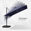 304cm Lighted Cantilever Parasol-1280971419