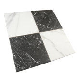 Merzoni Checker 13 In. X 13 In. Porcelain Floor And Wall Tile